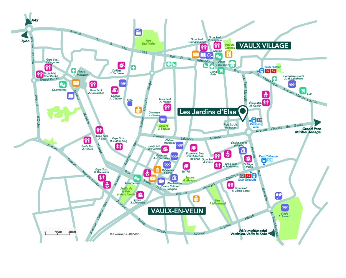 Résidence à Vaulx en Velin Secteur Village Faibles Charges Proches des commerces Résidence à Vaulx en Velin Secteur Village, Faibles Charges, Proches des commerces, ,