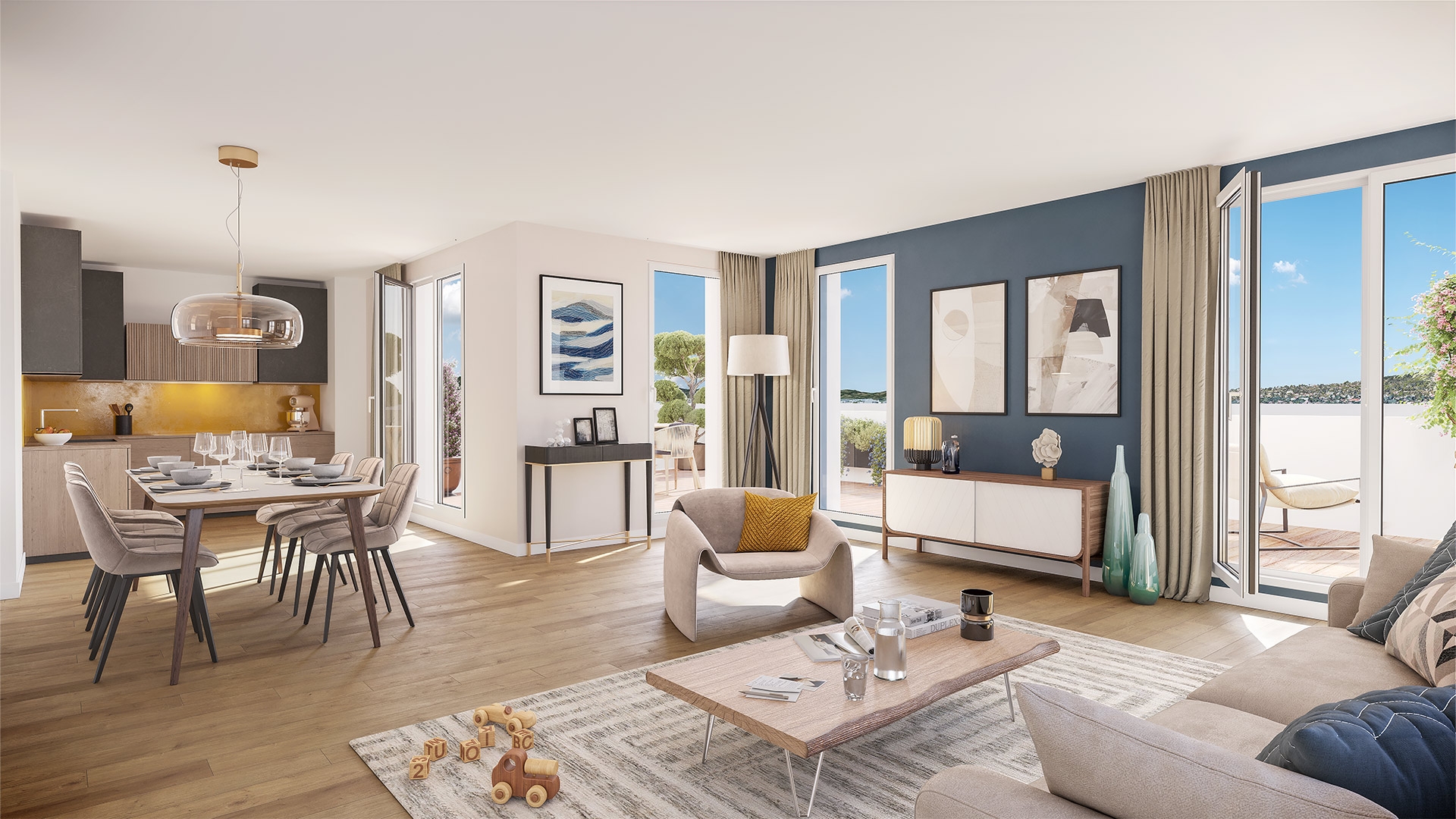 Résidence à Vaulx en Velin Futur arrêt Tram T9 à quelques pas, Adresse en centre-ville, Espaces végétalisés,