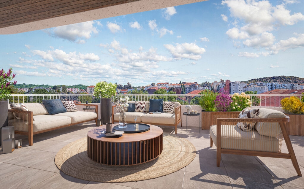 Résidence à Villefranche sur Saône Éligible au dispositif Jean Brun – Statut Bailleur Privé • Fort potentiel locatif • Villefranche-sur-Saône à 30 min de Lyon • Écoquartier Monplaisir • À 500 m du centre-ville • Face au parc Simone Veil • Appartements du 2 au 4 pièces • Balcons ou jardins privatifs • Résidence RE2020 seuil 2025 • Architecture contemporaine • Cadre de vie verdoyant et durable • Idéal investissement patrimonial.,