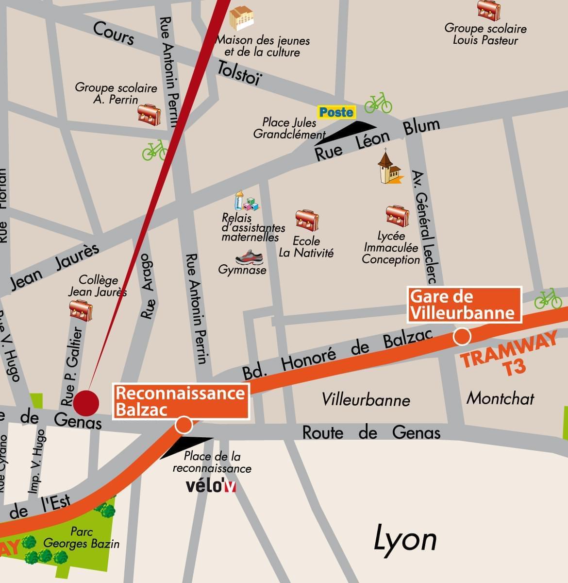Résidence à Villeurbanne ,
