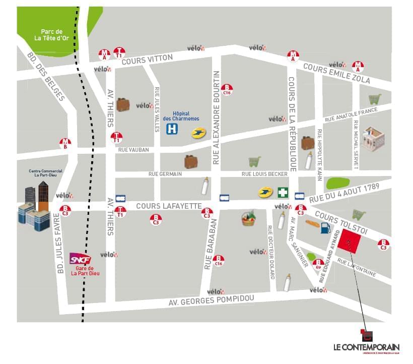 Résidence à Villeurbanne BBC, Parquet dans les chambres, Très bonne situation, Part Dieu à 10mn, Bellecour à 20mn, ,