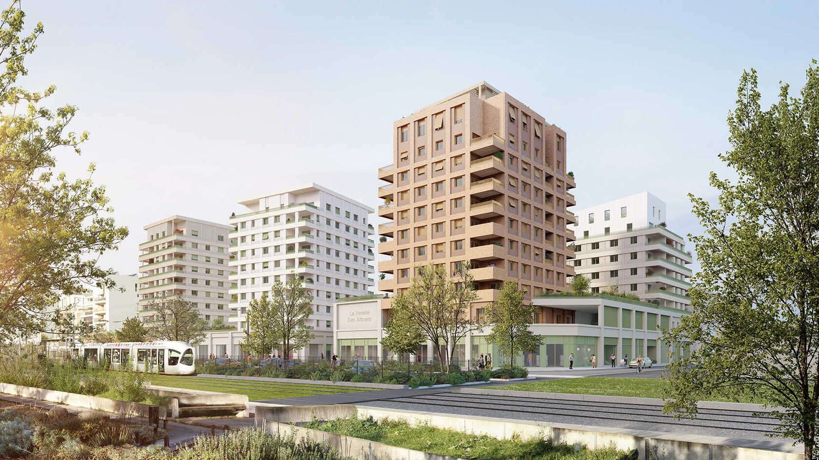 Résidence à Villeurbanne Résidence au pied du Tram Faible cout énergétique Grand parc et jardin commun Résidence à Villeurbanne Résidence au pied du Tram, Faible cout énergétique, Grand parc et jardin commun,