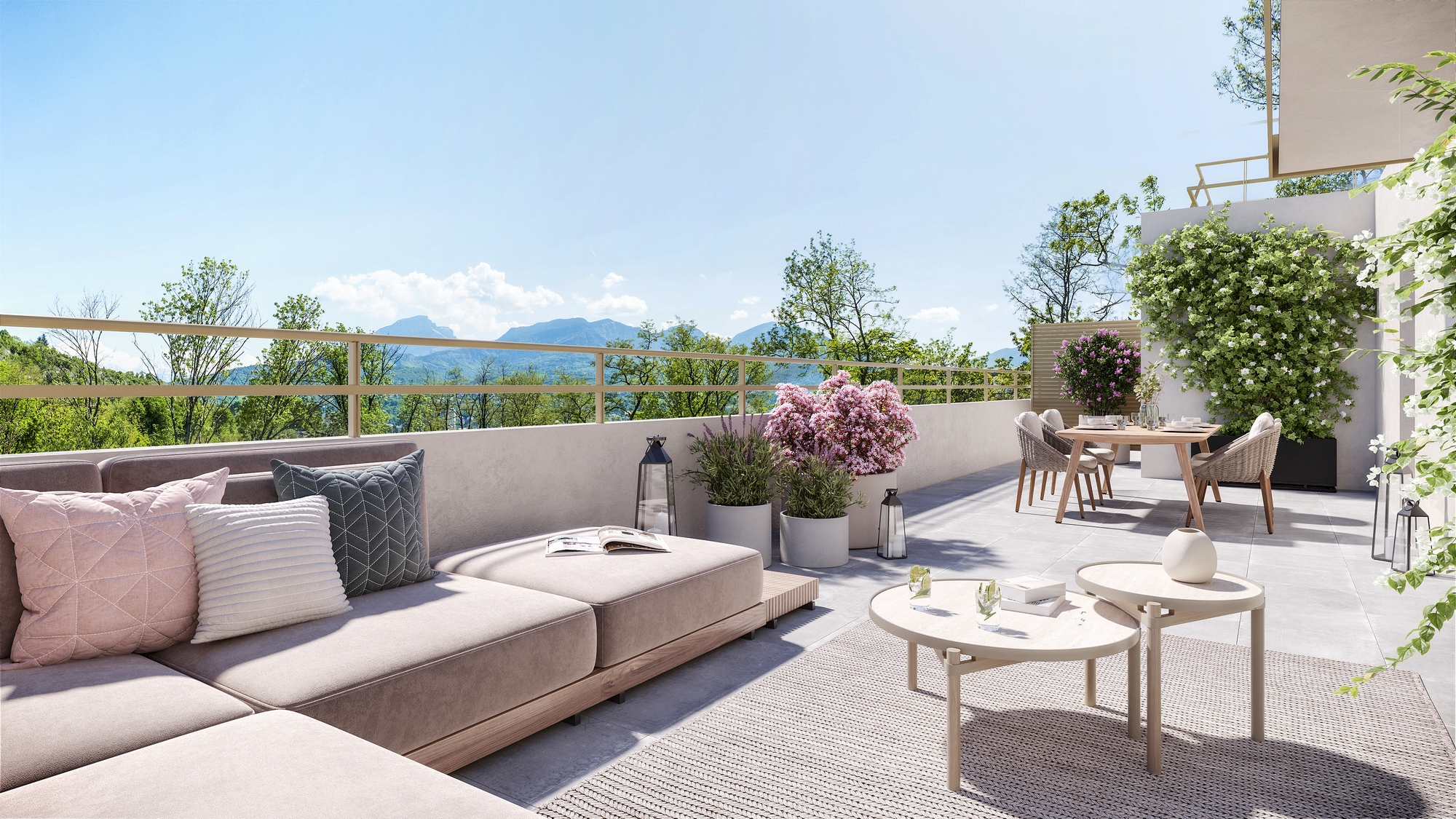 Résidence à Chambéry Entre les massifs des Bauges et de la Chartreuse, à 4 min du centre-ville de Chambéry — des appartements lumineux du 2 au 4 pièces avec vues dégagées sur les paysages montagneux. Résidence à Chambéry Entre les massifs des Bauges et de la Chartreuse, à 4 min du centre-ville de Chambéry — des appartements lumineux du 2 au 4 pièces avec vues dégagées sur les paysages montagneux.,