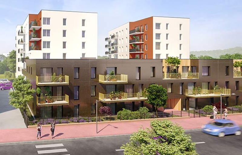 Résidence à Sotteville-lès-Rouen Proche CHU, Transports en communs proches, Idéal investissement Pinel,