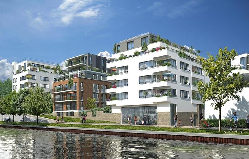 Résidence à Bondy Éligible à la TVA réduite, A moins de 10km de Paris, Vue sur le canal de l'Ourcq,