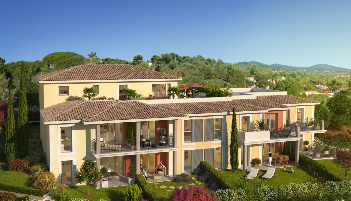 Résidence à Cogolin À 15 mn de Saint-Tropez en voiture, À proximité des plages et des marinas, Piscine privée et rez-de-jardin,