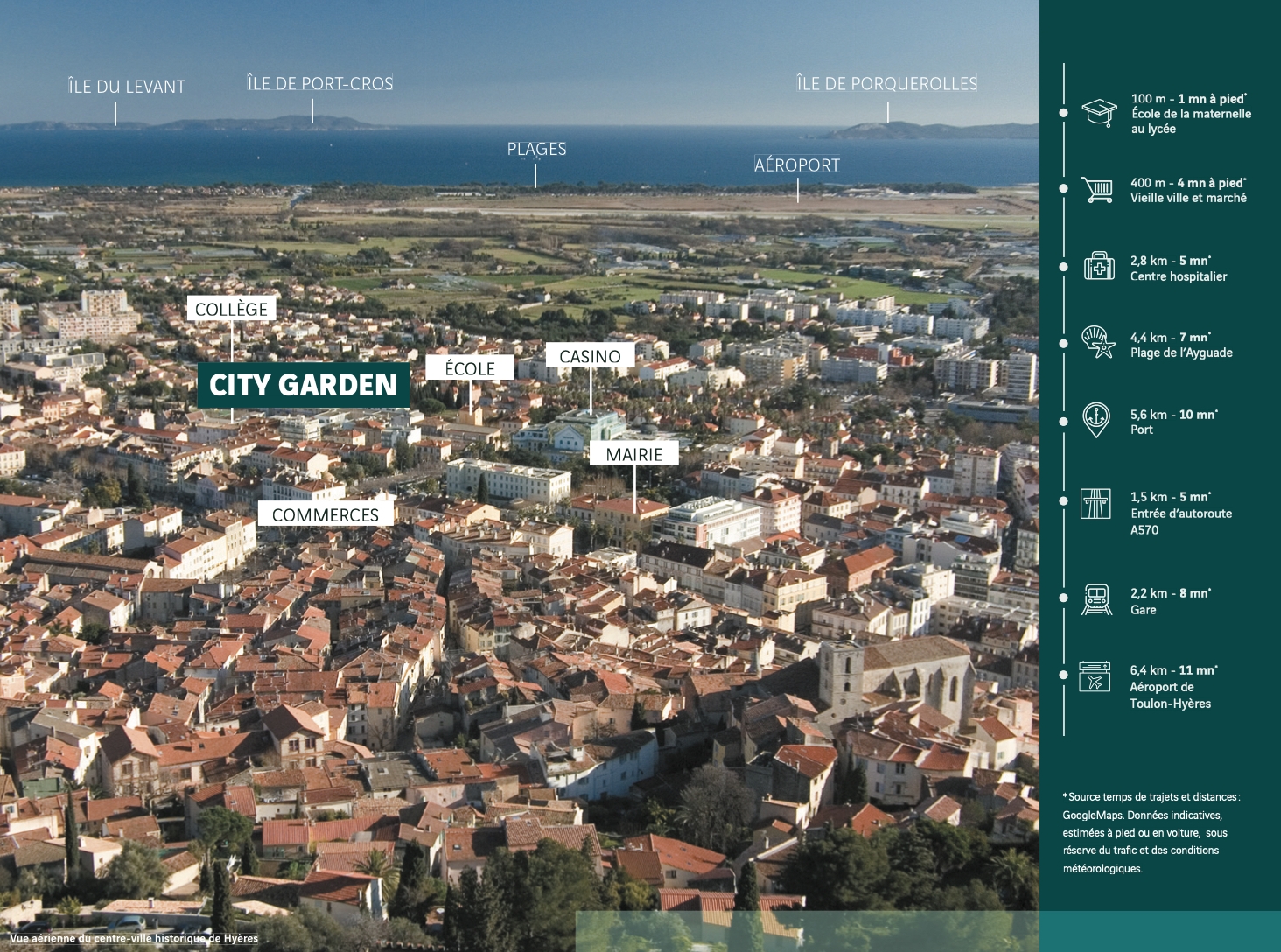 Résidence à Hyères Centre Ville, Proche Casino, 7 minutes des plages,