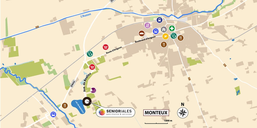 Résidence à Monteux ,