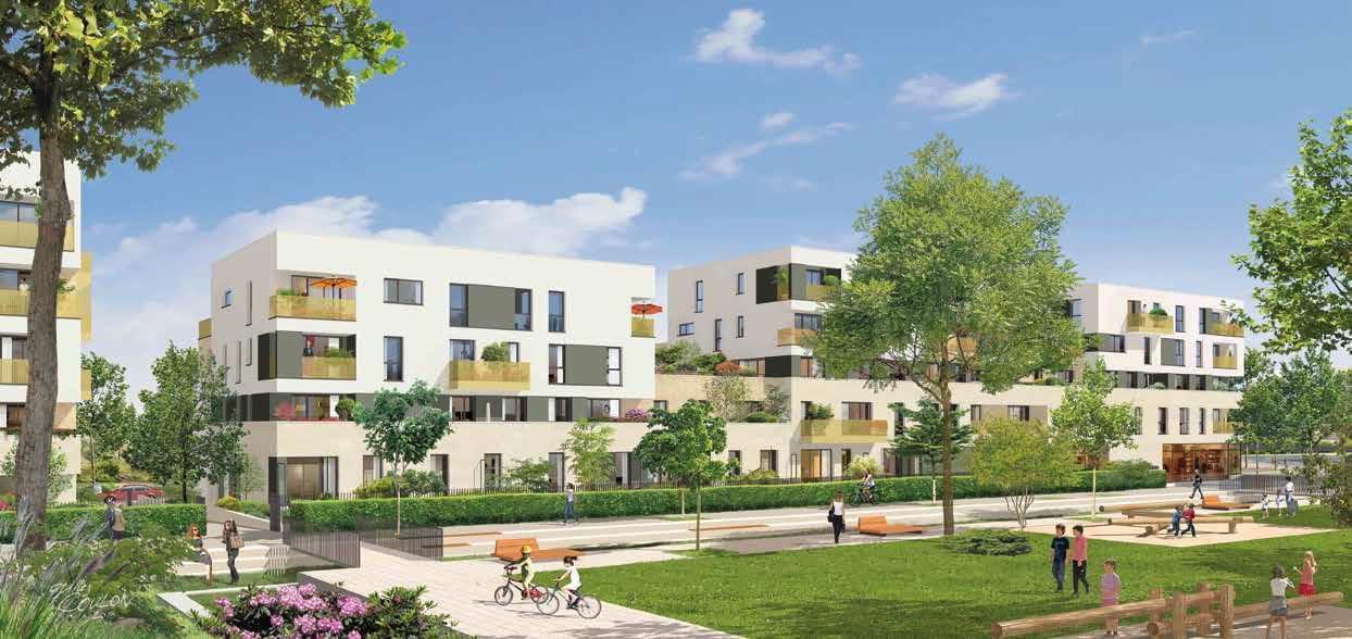 Résidence à Saint-Cyr-l'École Quartier vert, Commerces proches, Balcons, terrasses, jardins,